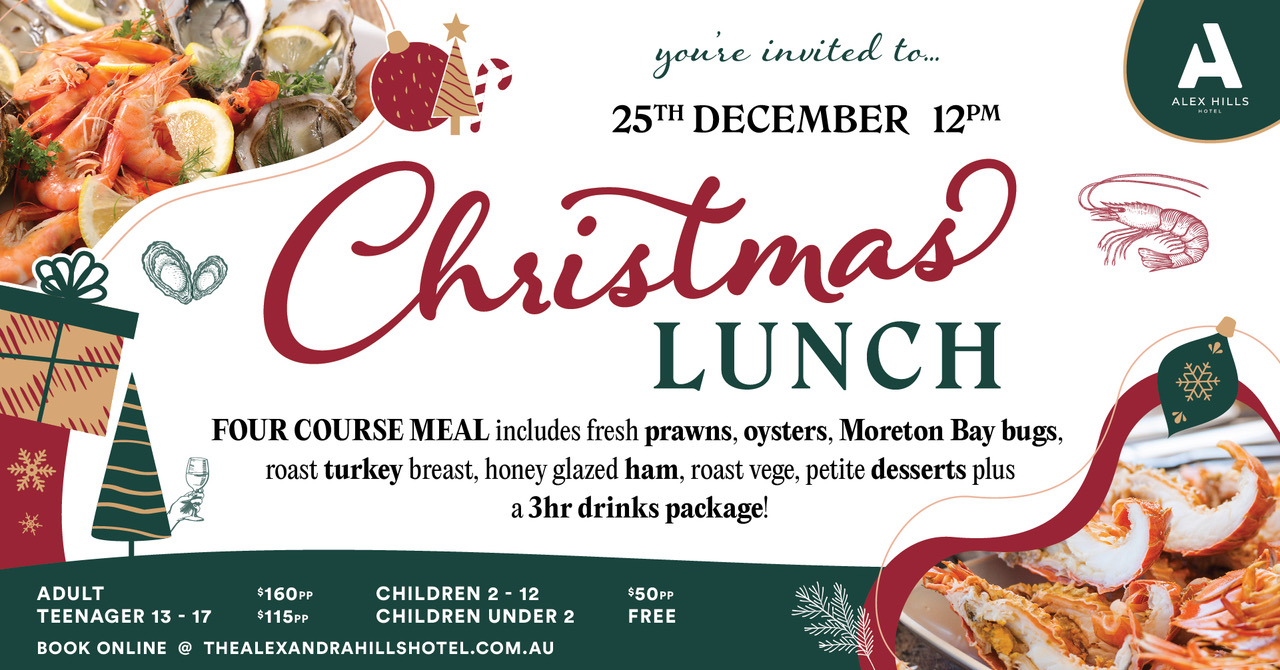 Christmas Lunch - The Alexandra Hills Hotel - Brisbane Function Venue & Pub