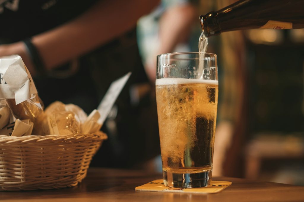Beer tasting experience idea for a 60th birthday celebration.